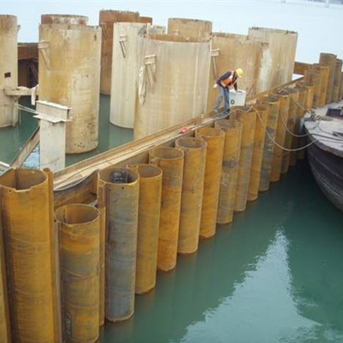 阜新钢护筒现场安装